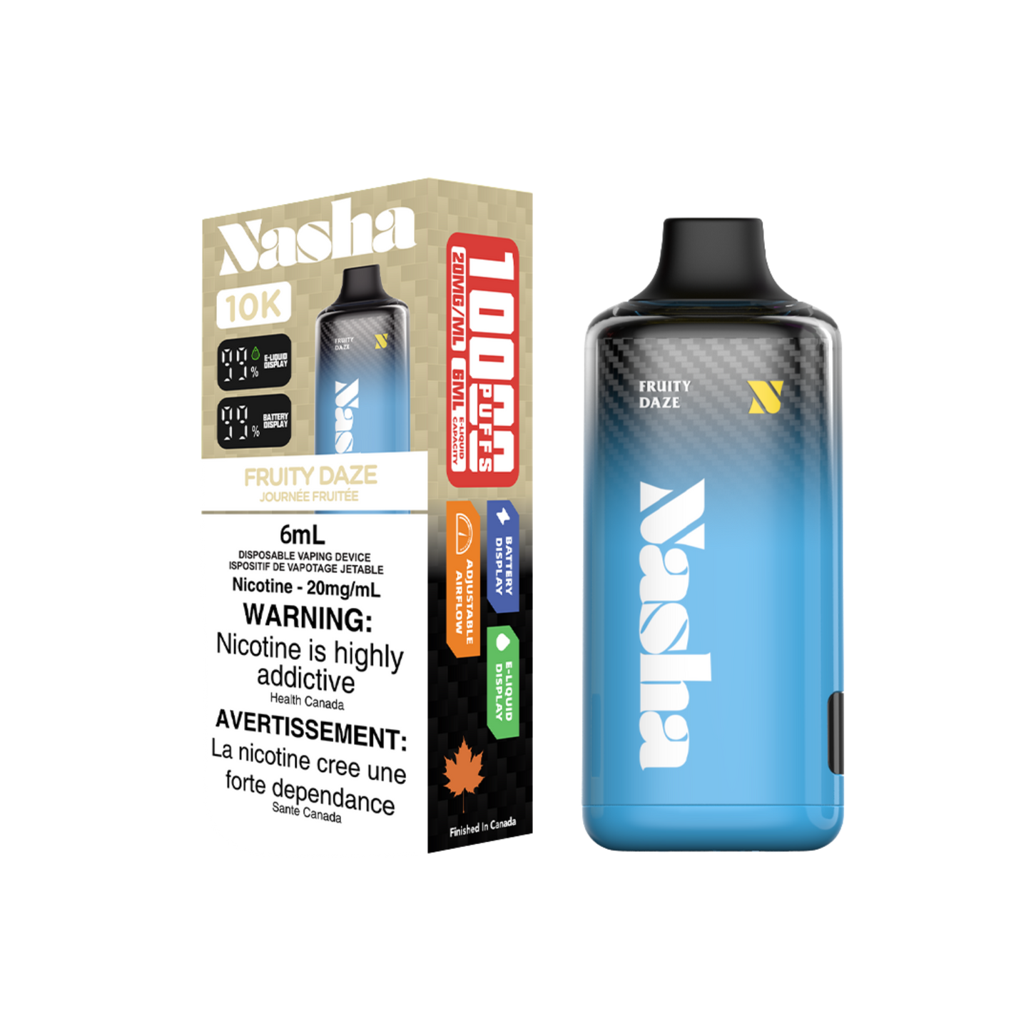 NASHA 10K (5 Pcs Carton)