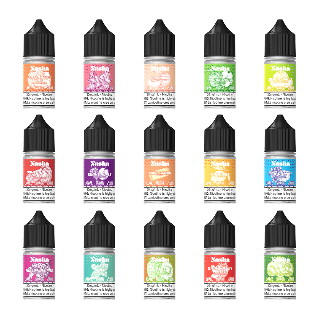 NASHA Salt Nic E-Liquid - 30mL (5 Pcs Carton)