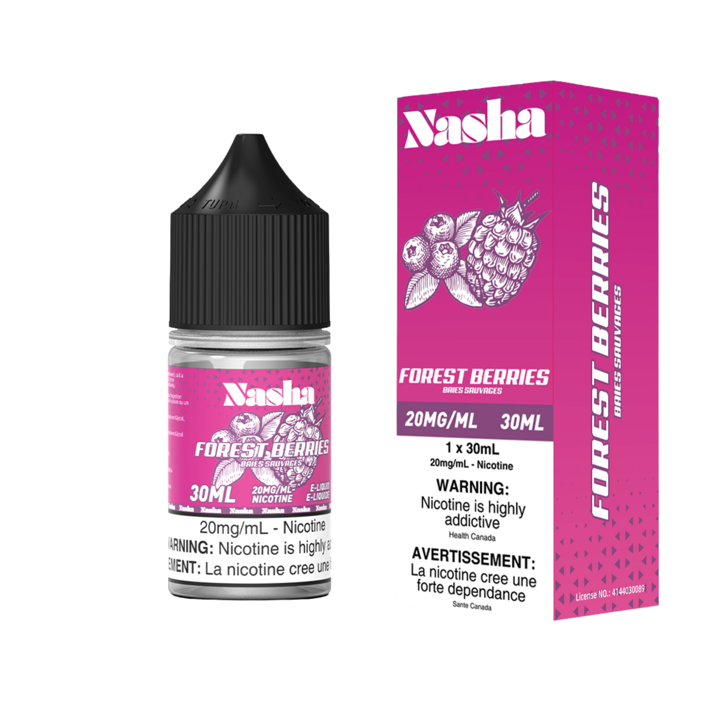 NASHA Salt Nic E-Liquid - 30mL (5 Pcs Carton)