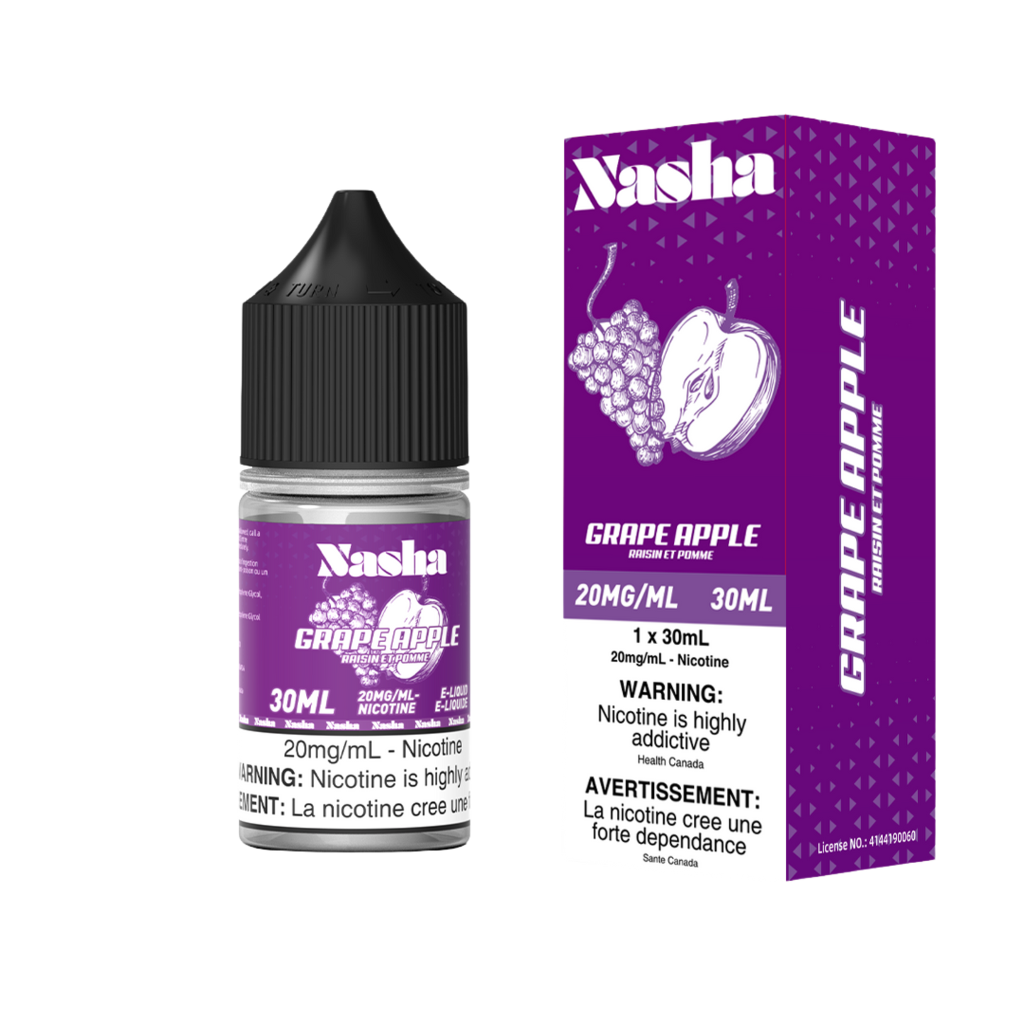 NASHA Salt Nic E-Liquid - 30mL (5 Pcs Carton)