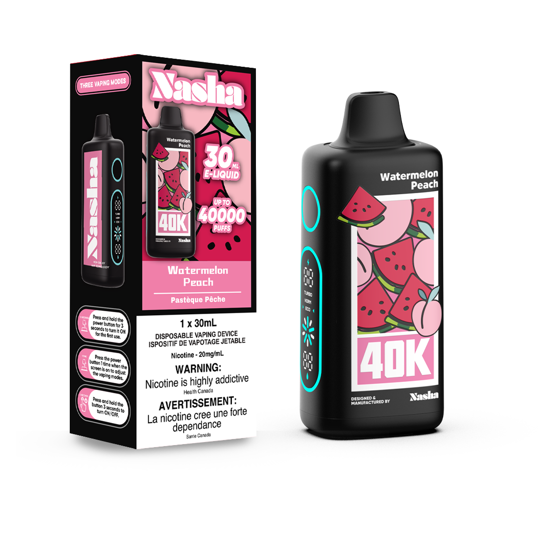 Nasha 40K-  Watermelon Peach 