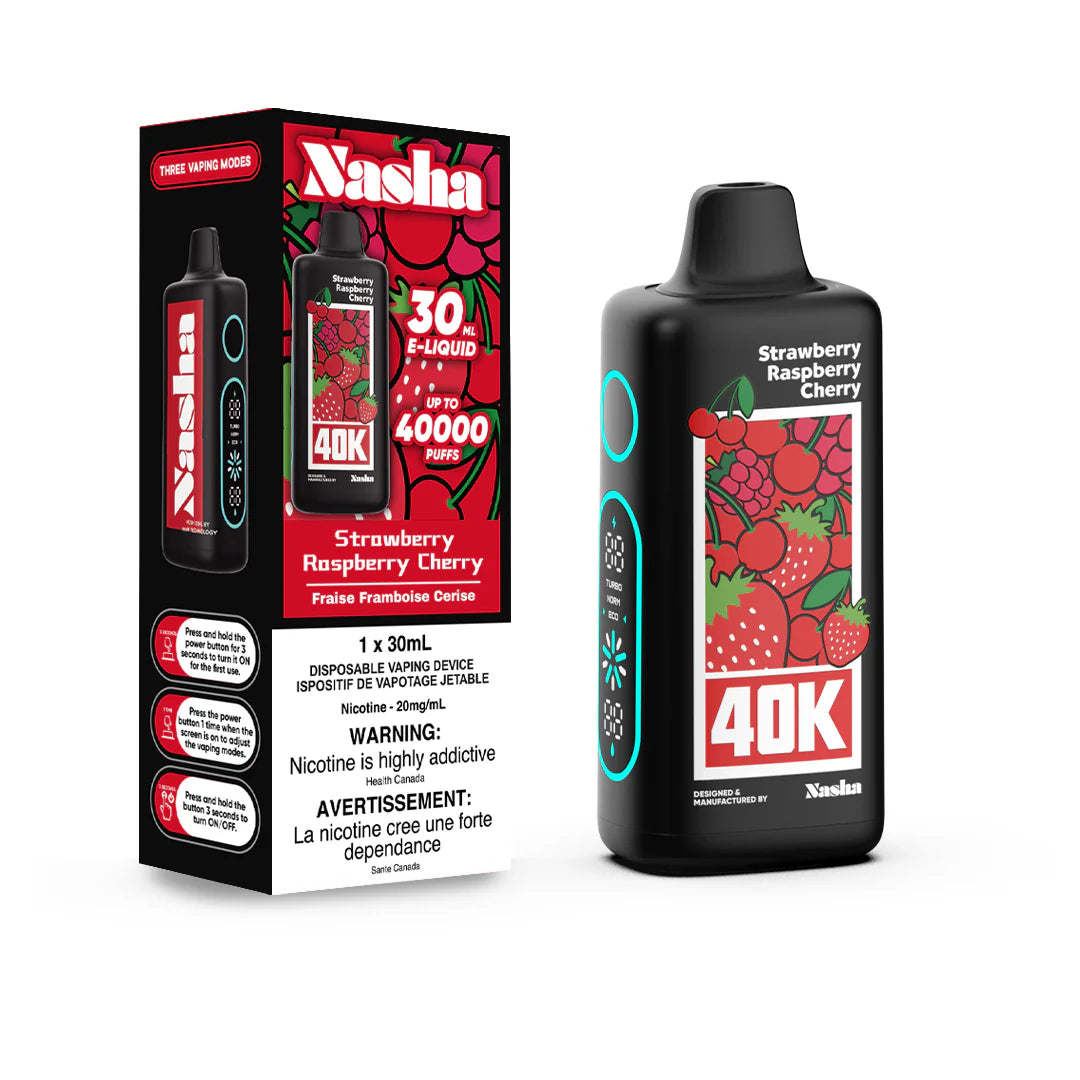 Nasha 40K - Strawberry RaspberryCherry 