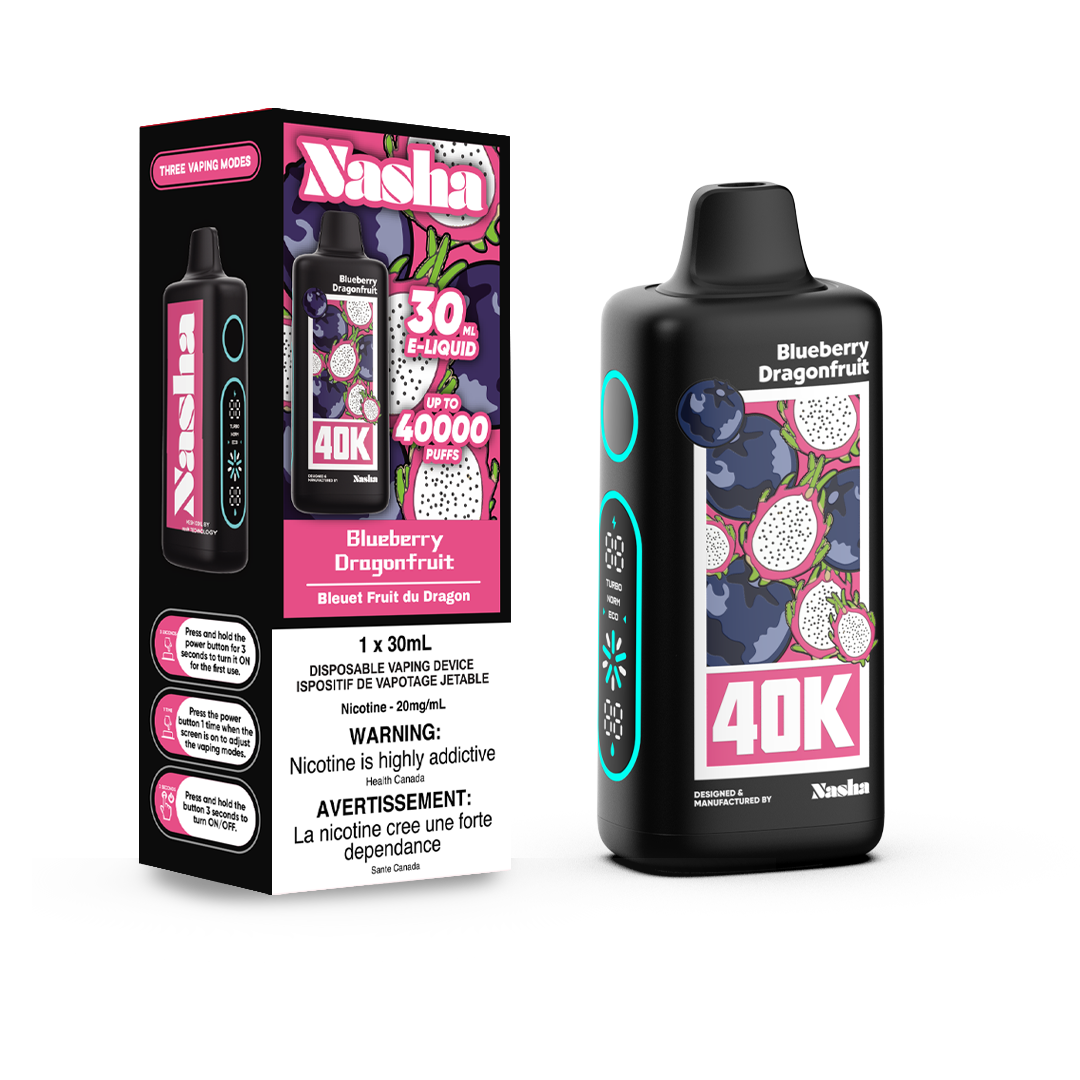 Nasha 40K Blue berry Dragonfruit 
