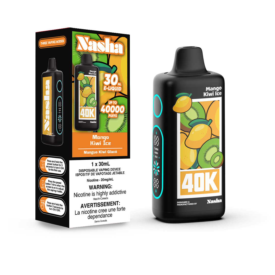 Nasha 40K Mango Kiwi Ice 