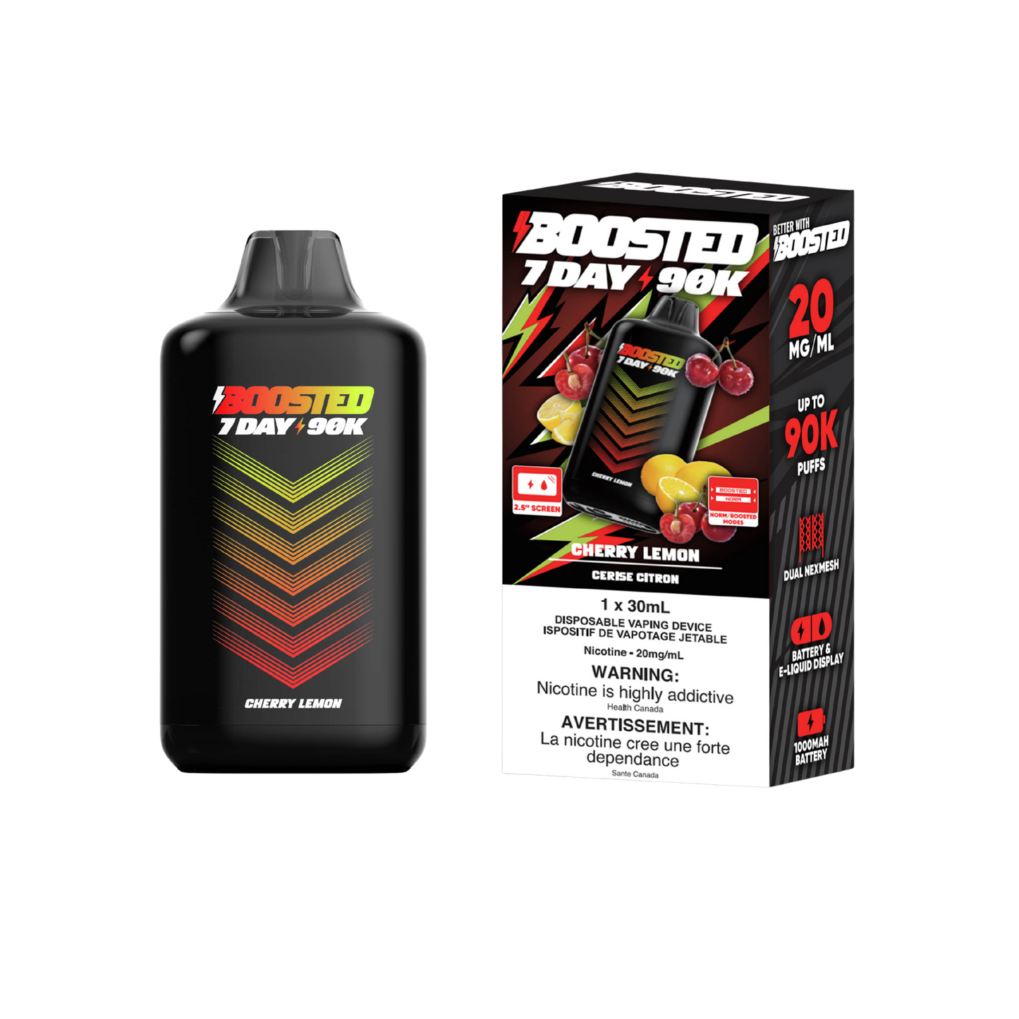 BOOSTED 90K PUFFS 30mL [AB] (4 Pcs Carton)