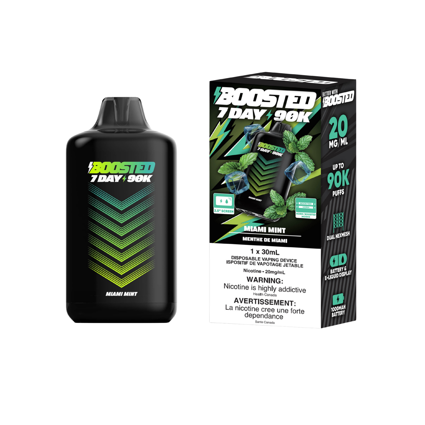 BOOSTED 90K PUFFS 30mL [AB] (4 Pcs Carton)