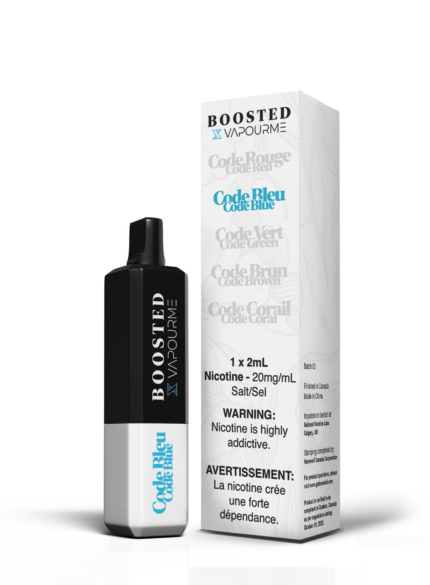 infused disposable vape code blue